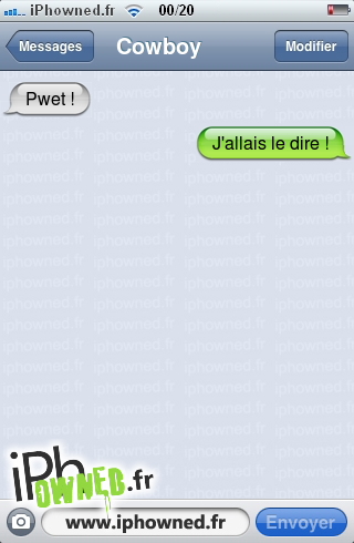 Pwet !, J'allais le dire !, 