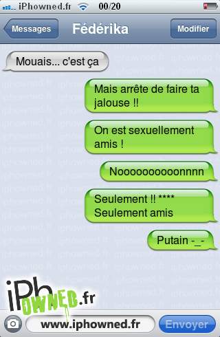 Mouais... c'est ça, Mais arrête de faire ta jalouse !!, On est sexuellement amis !, Noooooooooonnnn, Seulement !! **** Seulement amis, *censured* -_-, 